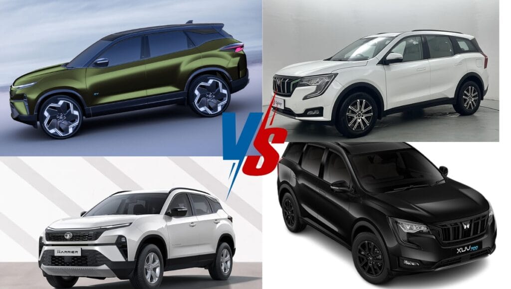 Tata Harrier 2025 vs Mahindra XUV700 2025