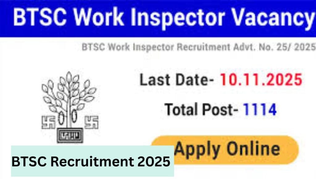 BTSC Recruitment 2025