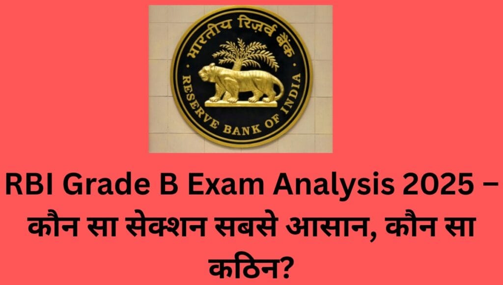RBI Grade B Exam Analysis 2025