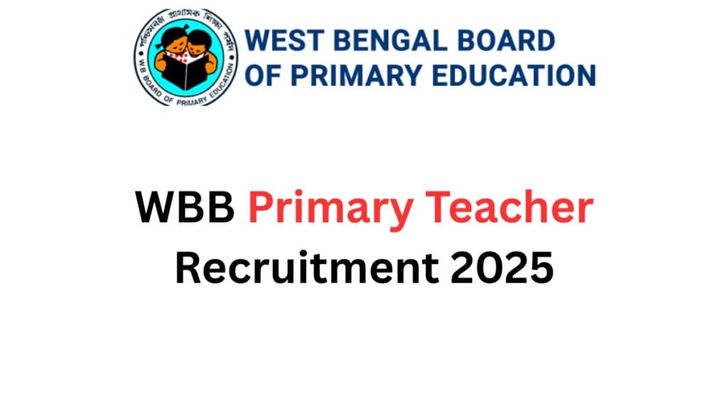 WBB Primary Teacher Recruitment 2025